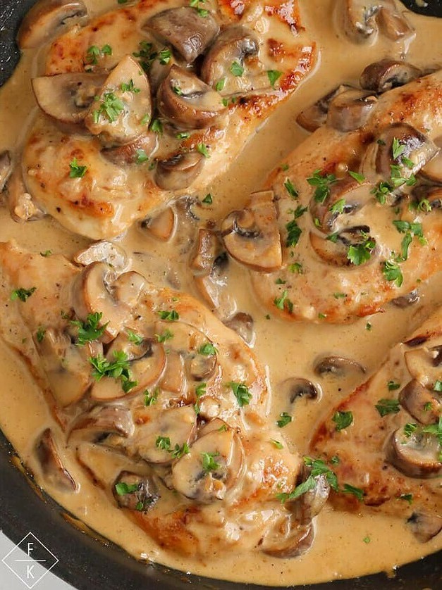 Creamy Marsala Chicken Delight