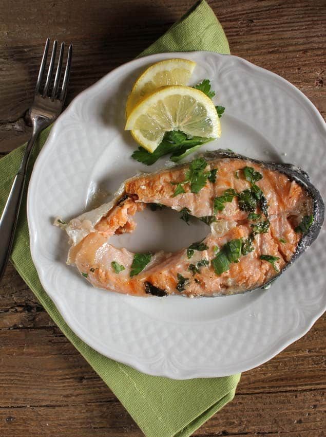 Salmon Steaks Pair Perfectly with Whipped Feta