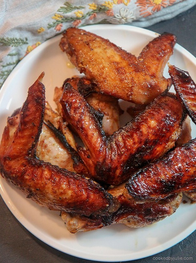 Sweet & Savory Baked Turkey Wings