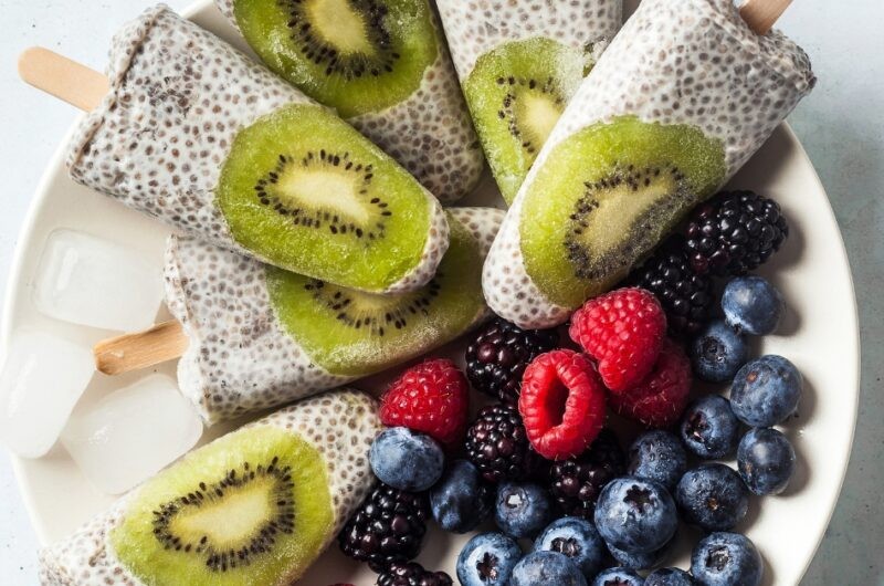 Birthday Cake Protein Popsicles