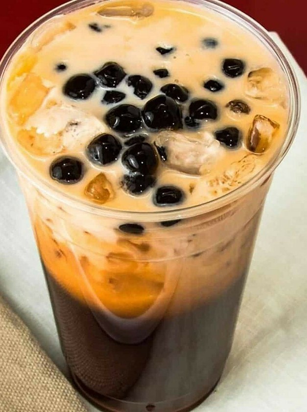 Thai Iced Tea with Bubbles
