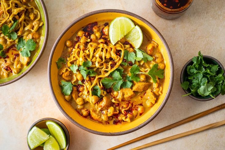 Coconut Curry Chicken Noodle Soup Bliss