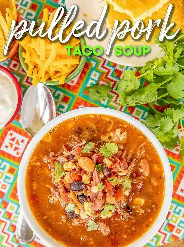 Pulled Pork Fiesta Soup Delight