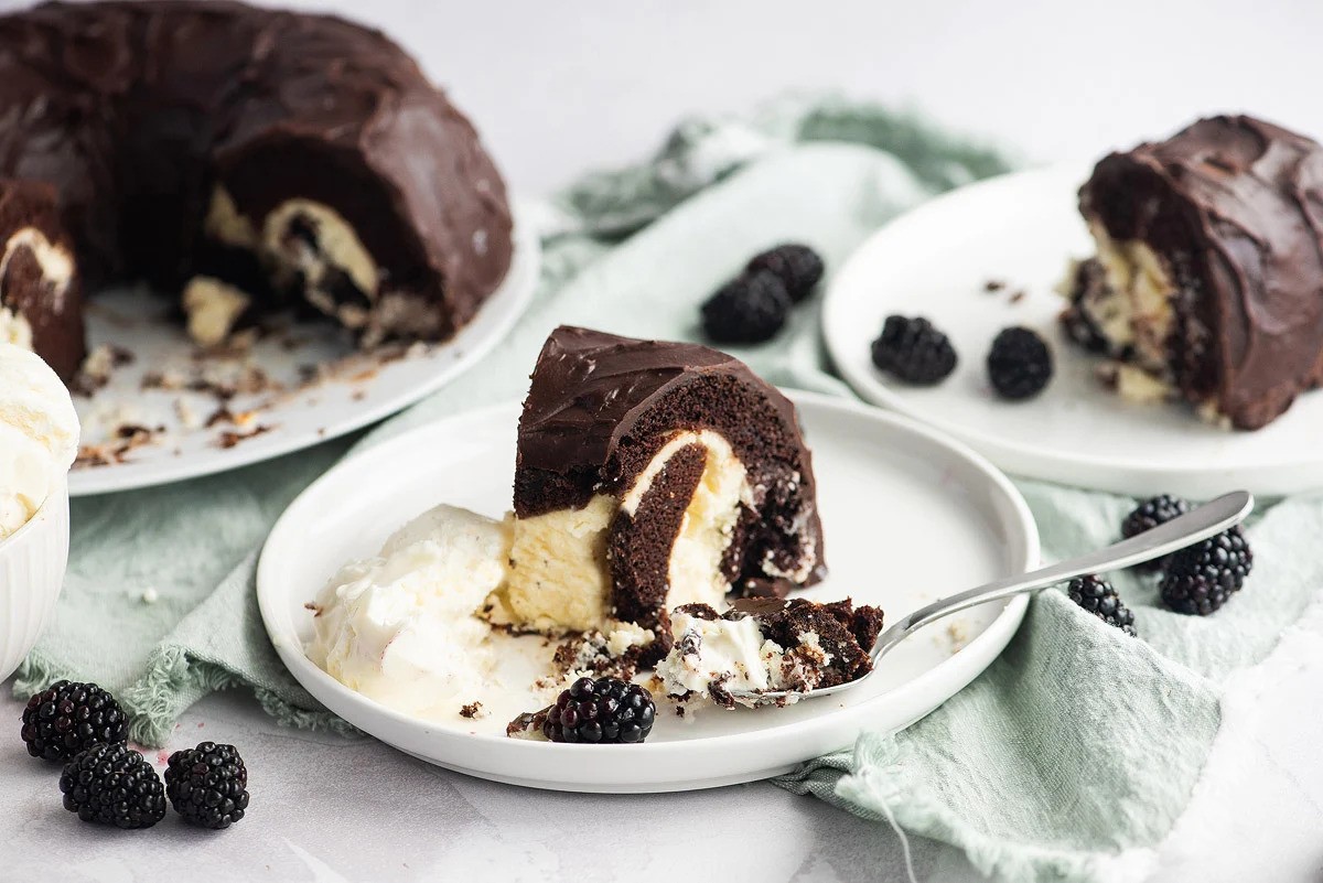 Moist Chocolate Bundt with Cheesecake Surprise