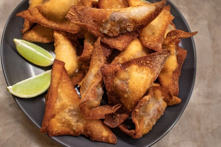Dove Wontons with Creamy Crunchy Filling