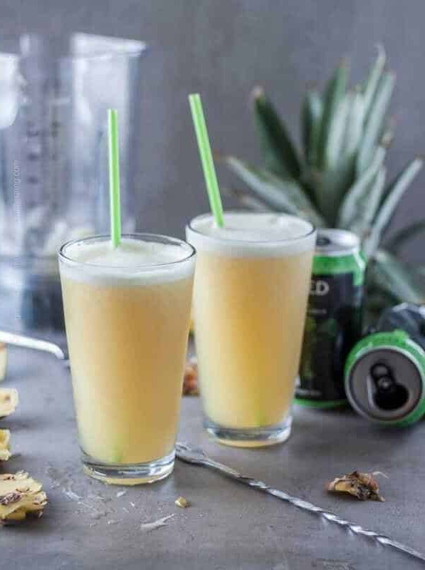 Tropical IPA Freeze with Pineapple Twist