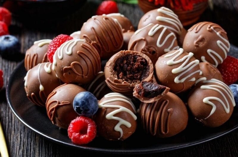 Chocolate Raspberry Truffles
