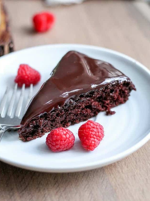 Decadent Single-Serve Chocolate Ganache Cake