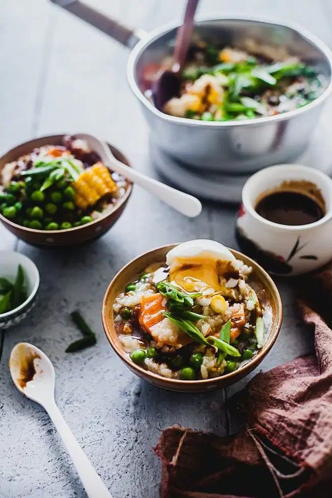 Easy Vegan Mushroom Congee Recipe