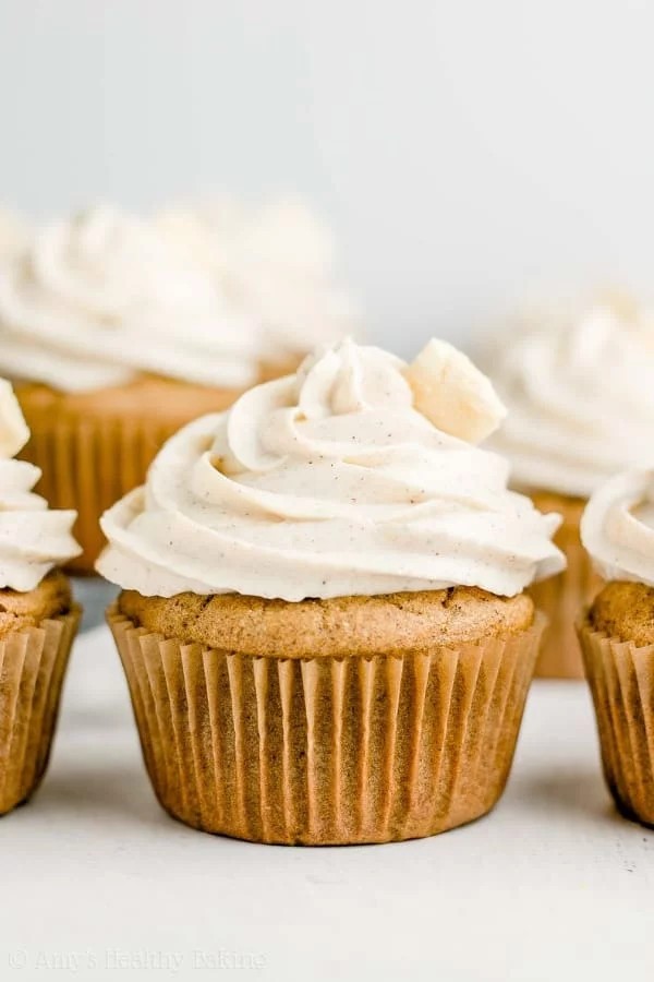 Cinnamon Apple Cupcakes with Wholesome Twist