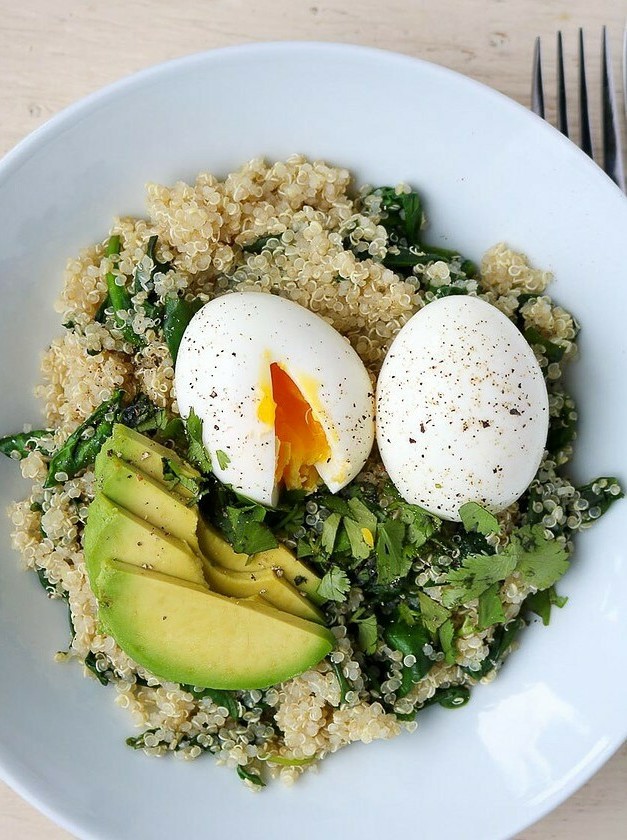 Quinoa Kale Breakfast Bowl Delight