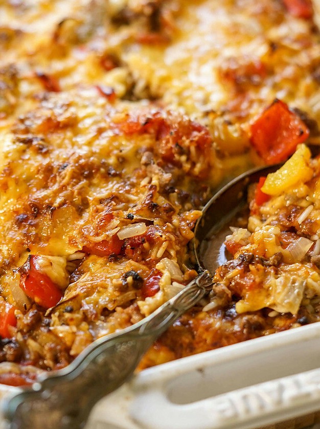 Cheesy Bell Pepper Casserole Delight