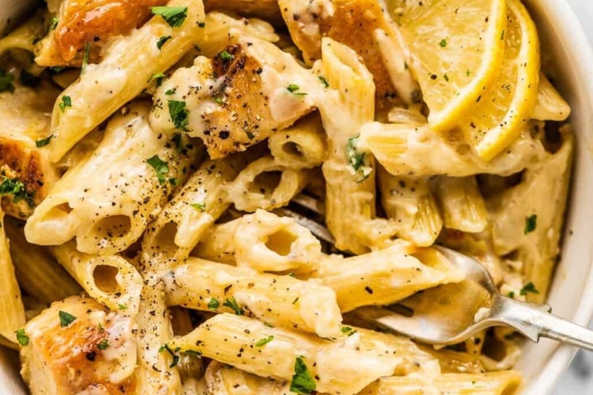 Cozy Creamy Lemon Chicken Pasta