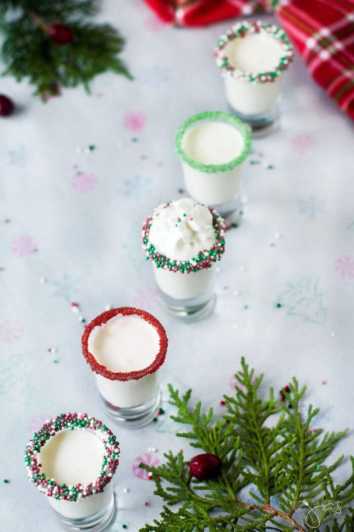 Peppermint Chocolate Shooter Delights