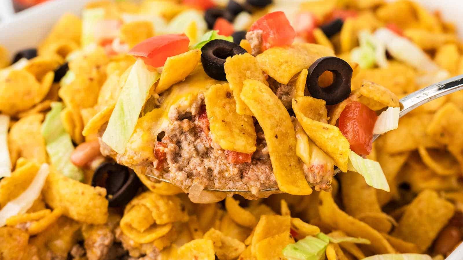 Taco Bake: A Walking Taco Twist