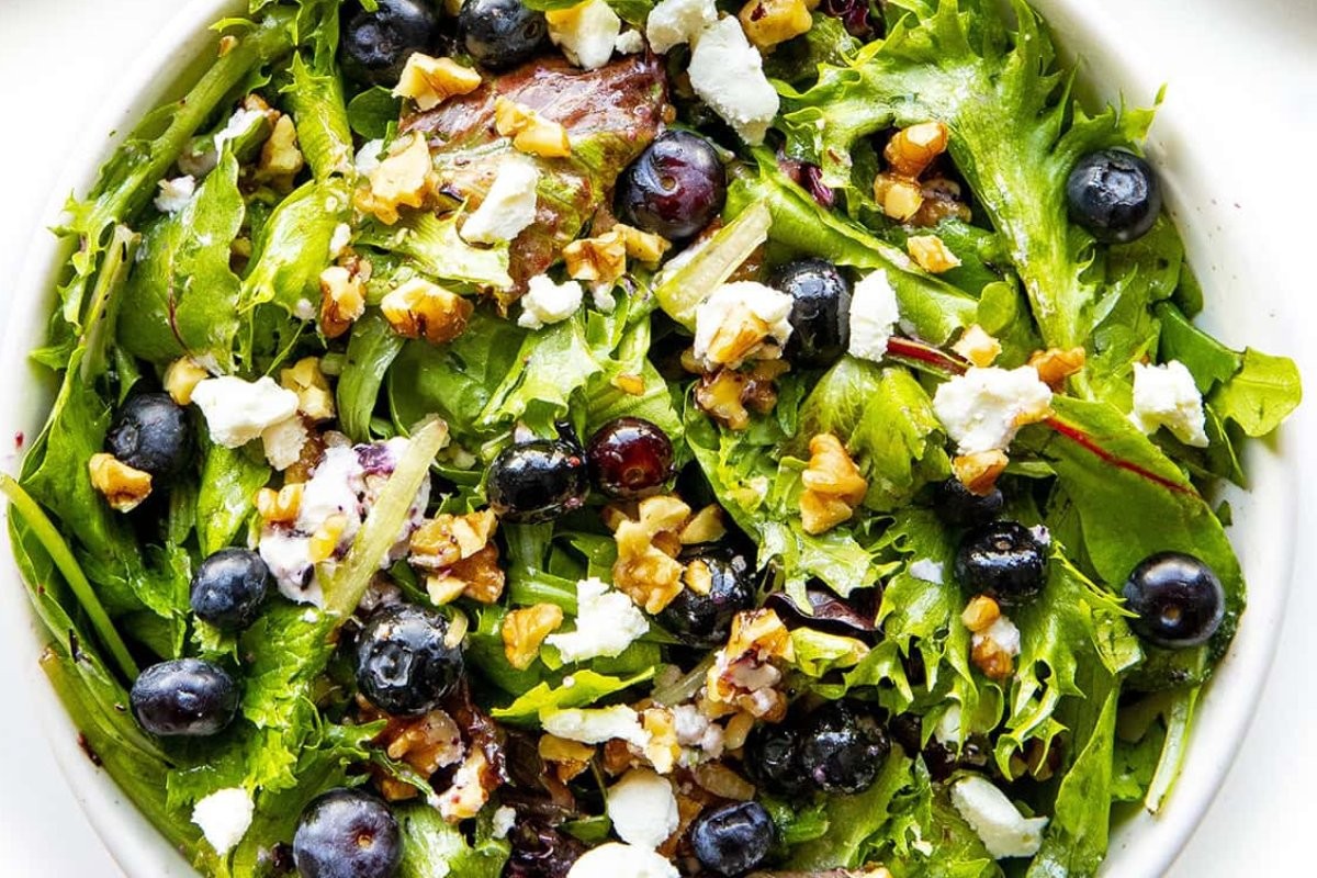 Blueberry Bliss Spring Greens Salad