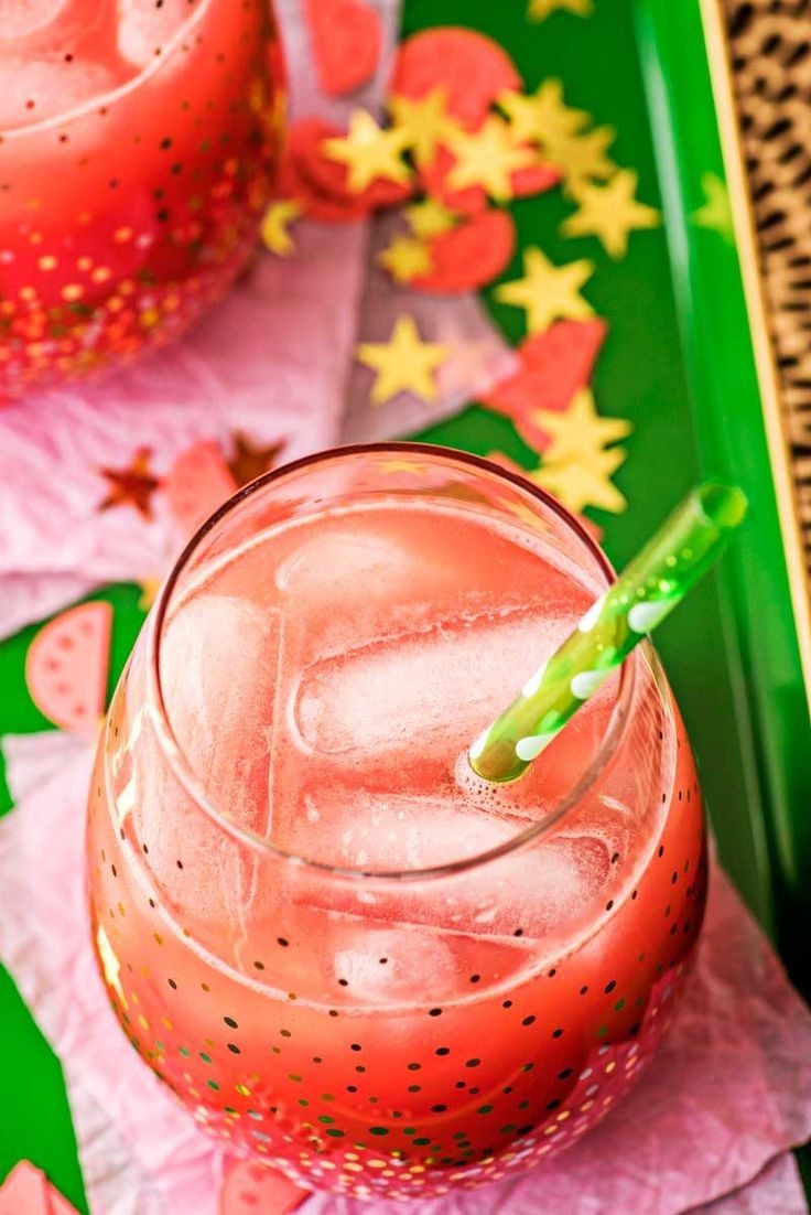 Pink Sparkler Punch in a Snap