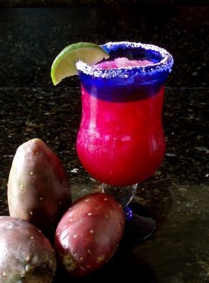 Summer Sunset Margarita with Floral Twist