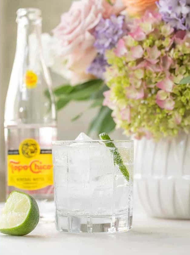 Sparkling Lime Delight with Topo Chico