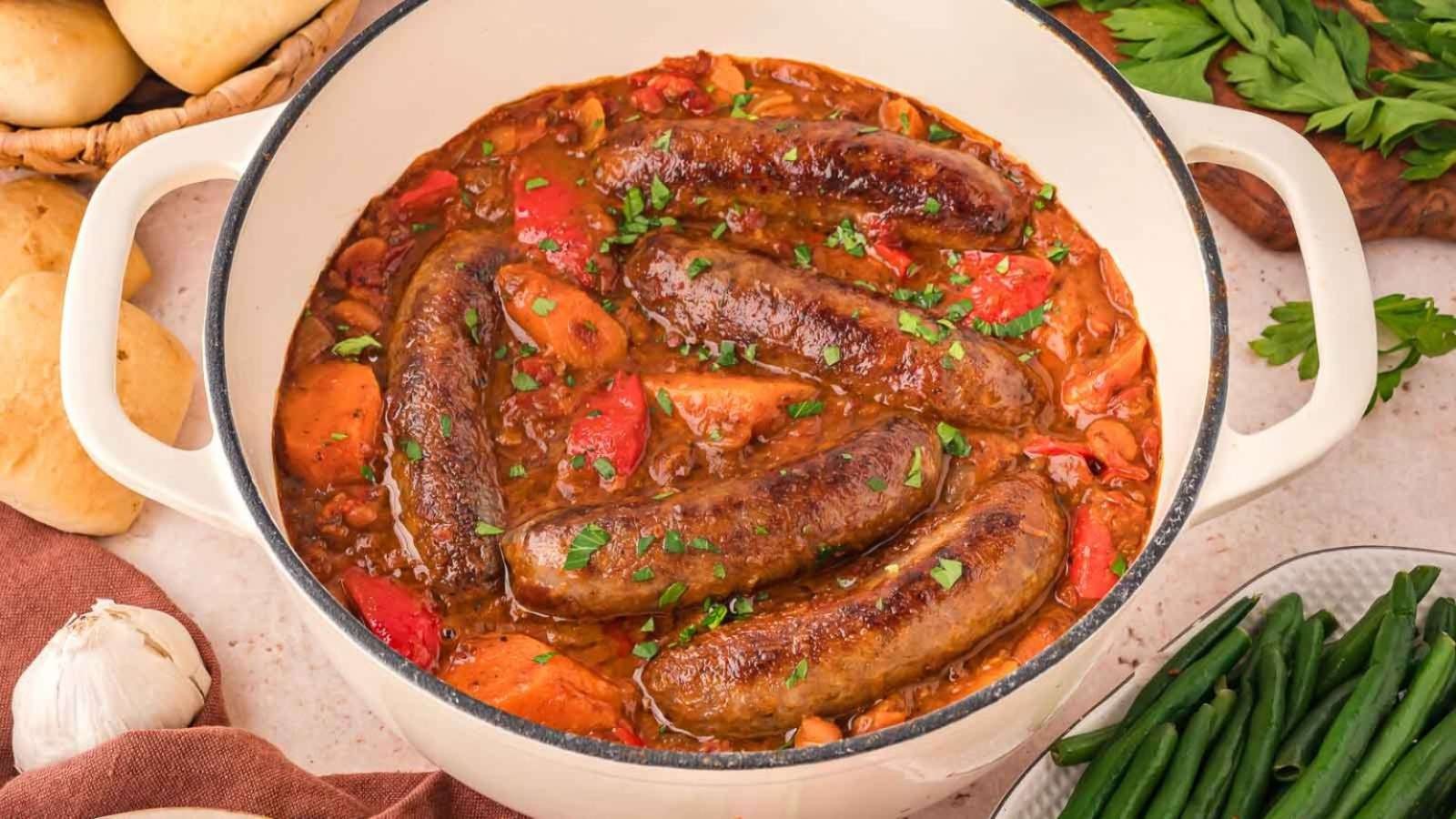 Hearty Sausage and Bean Stew