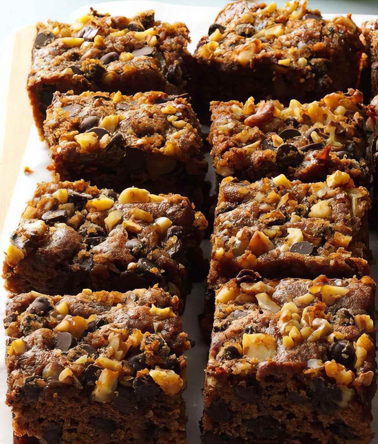 Nutty Chocolate Delight with Spiced Fruit Bites