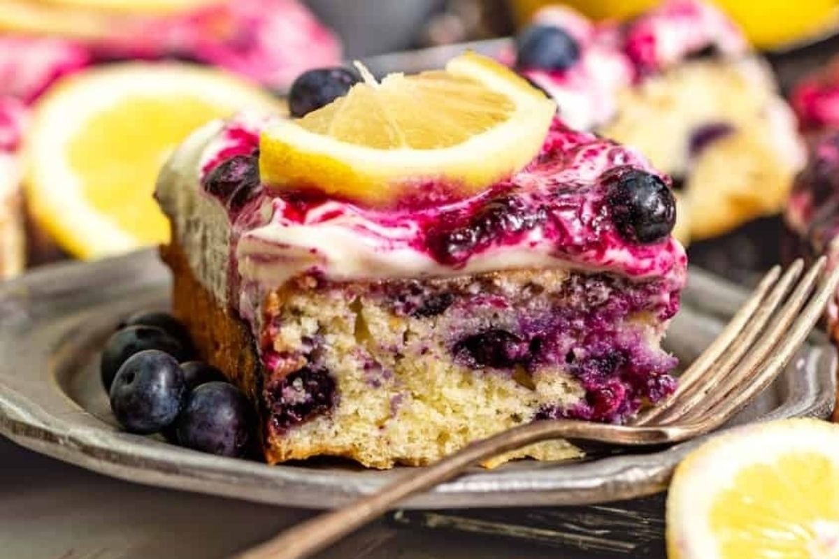 Bright Lemon Blueberry Layered Delight