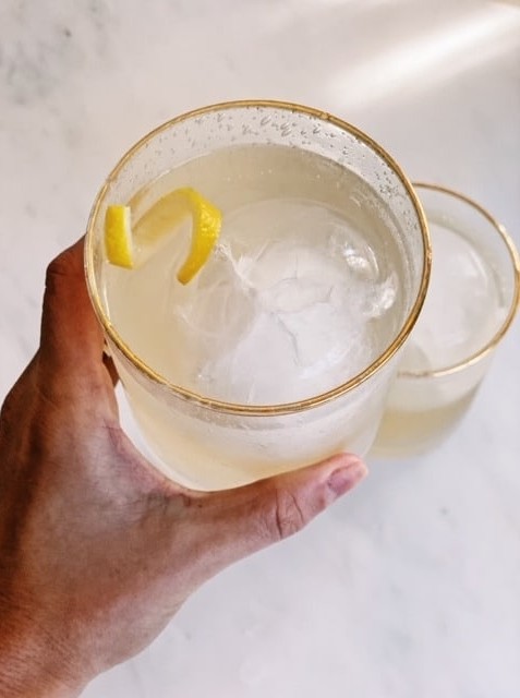 Pear Vodka Spritz with Elderflower Twist