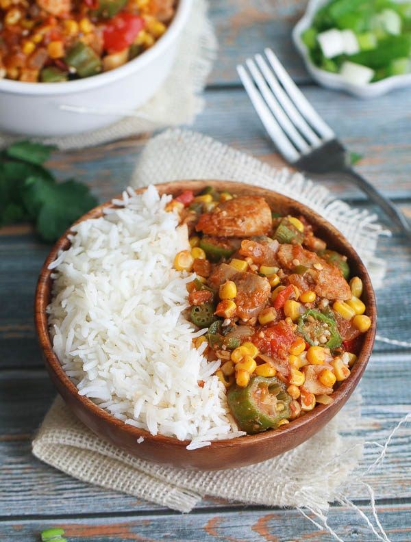 Spicy Southern Chicken Okra Stew