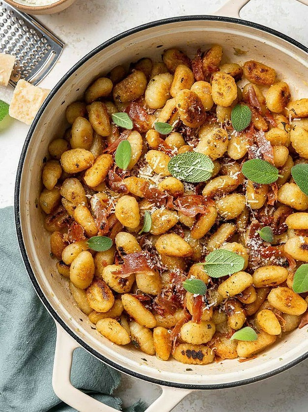 Prosciutto Gnocchi in Zesty Lemon Butter