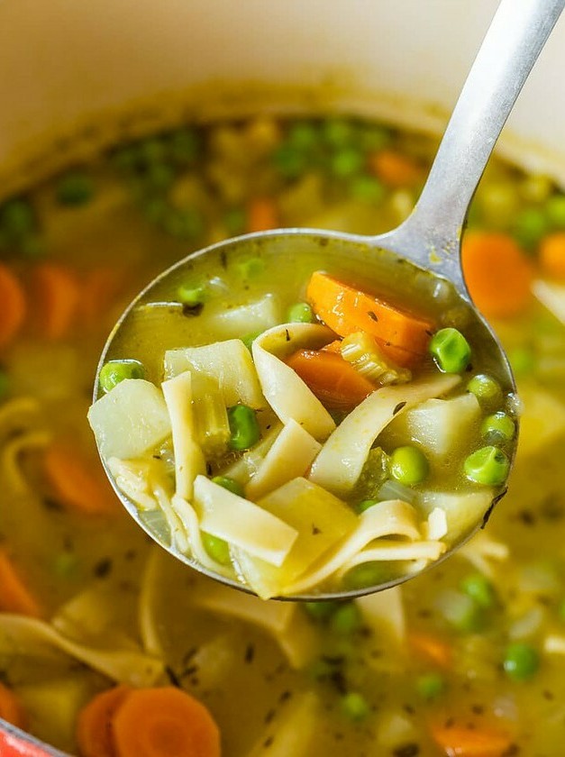 Springtime Veggie Delight Soup