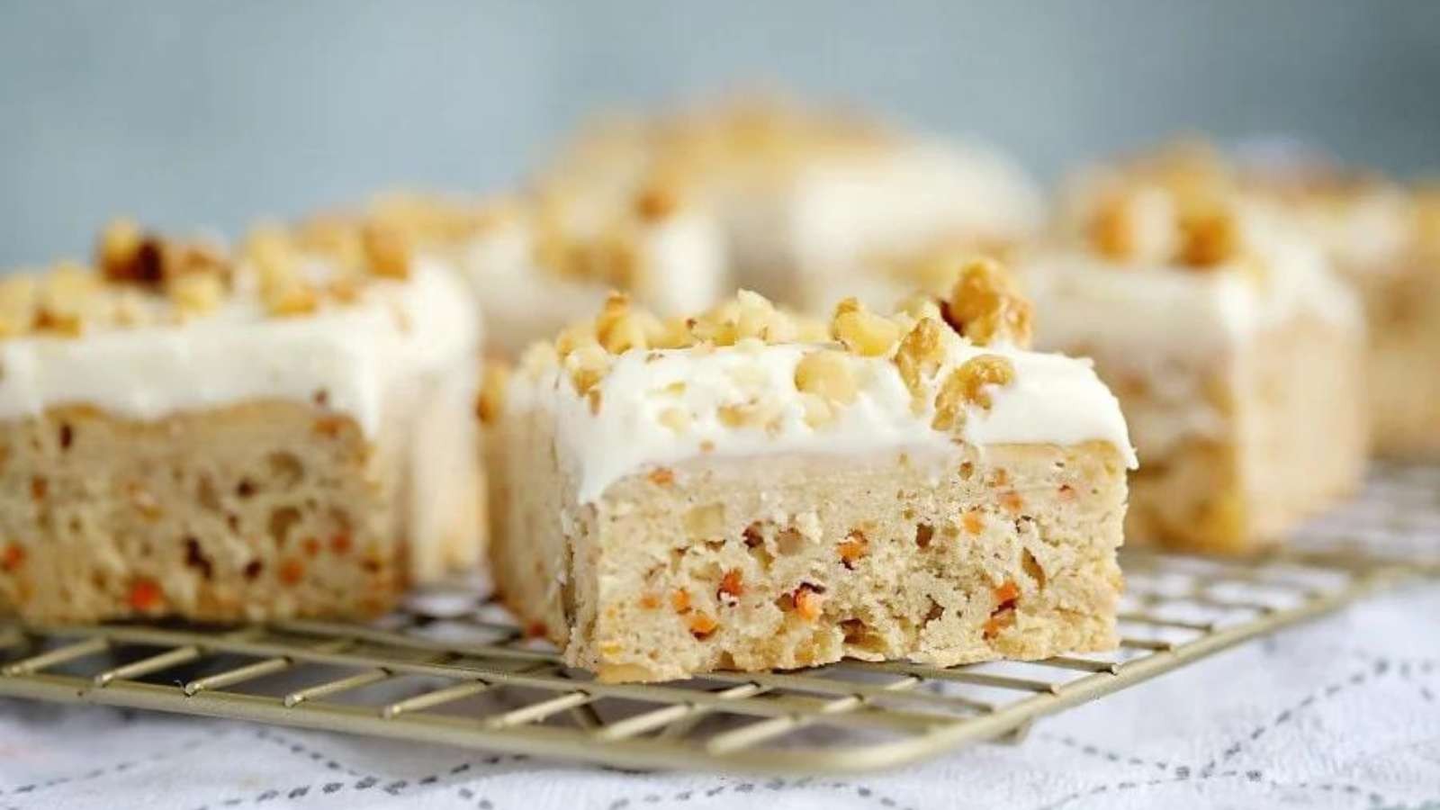 Cream Cheese Carrot Cake Squares