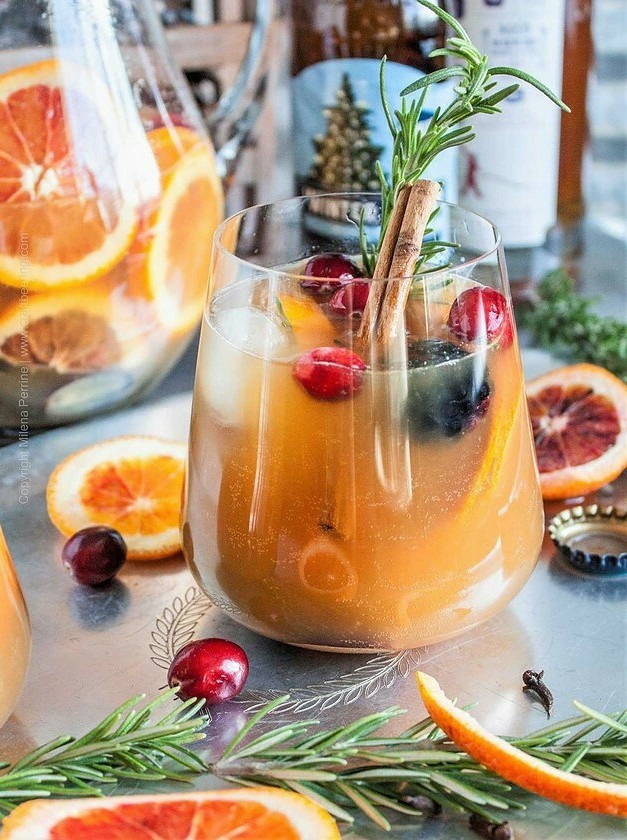 Spiced Winter Lager Sangria