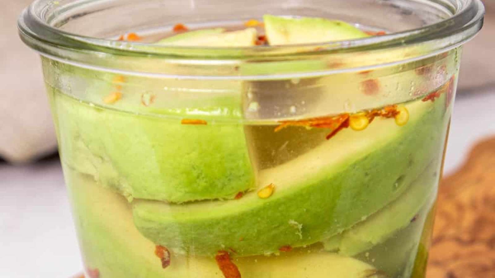 Quick Pickled Avocado Delight