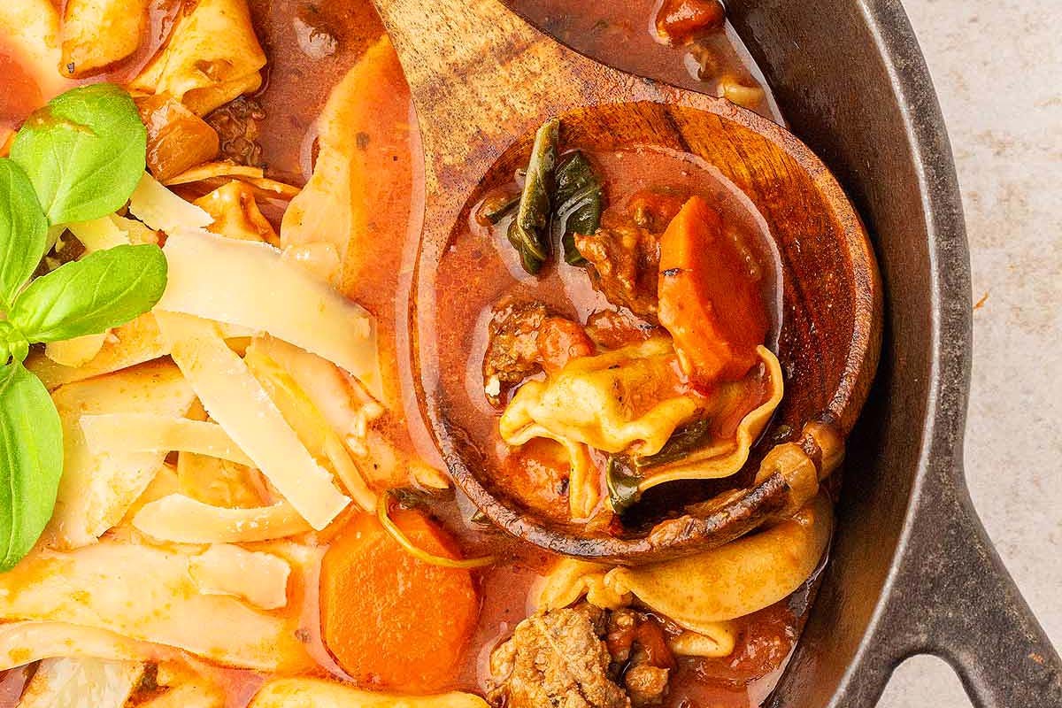 Savory Italian Sausage & Tortellini Delight