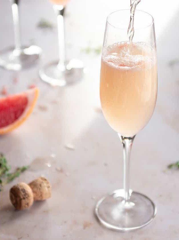 Grapefruit Grand Marnier Sparkling Delight