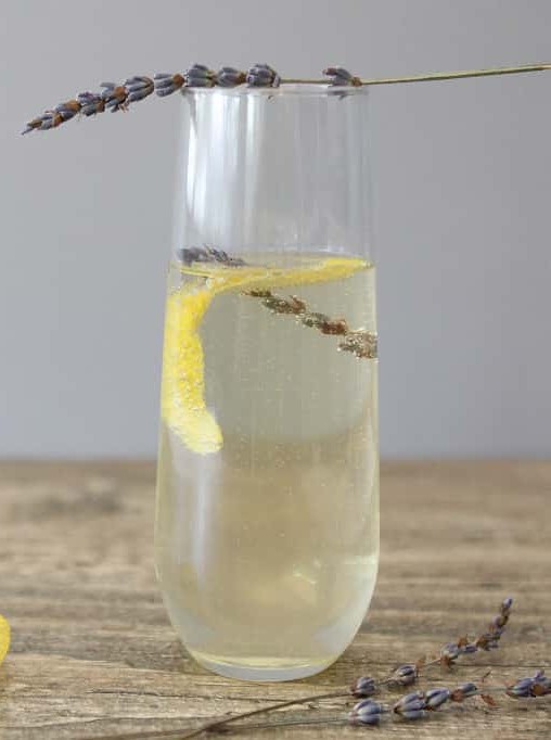 Lavender Sparkle with Lemon Twist