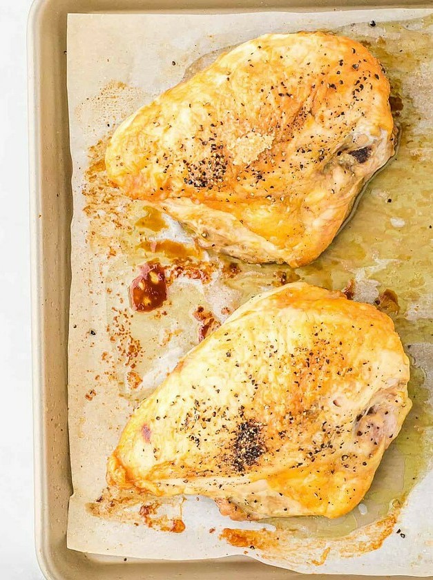 Crispy Roasted Chicken with Bones