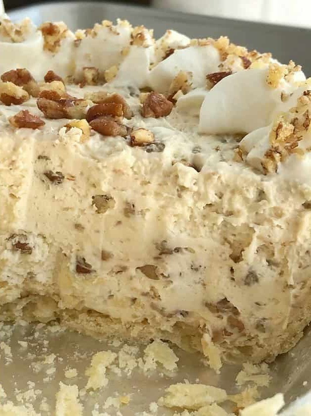 Pecan Pie Reinvented with Whipped Delight