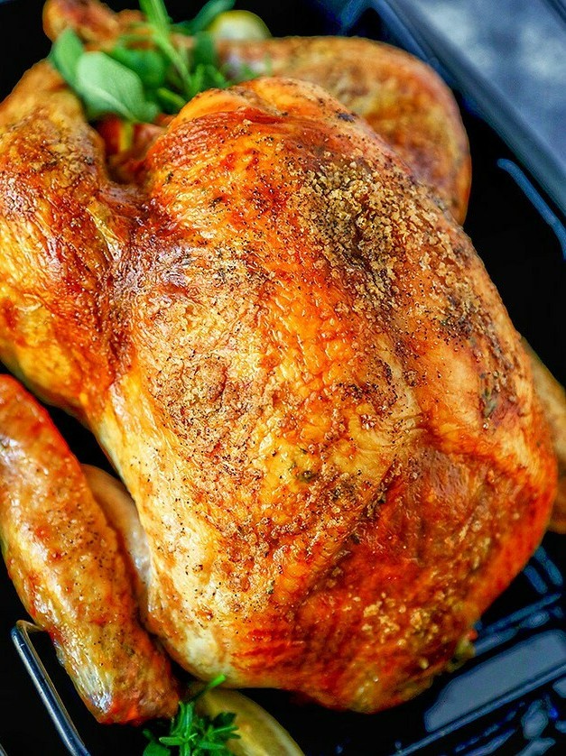Herb-Infused Garlic Turkey Roast