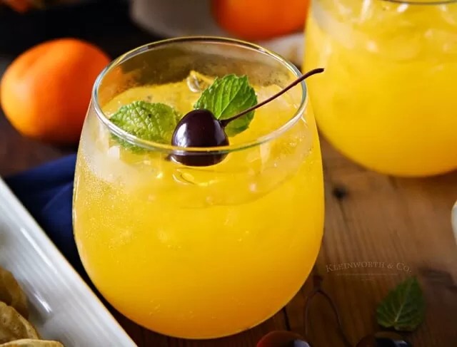 Prosperity in a Glass: Orange Ginger Fizz
