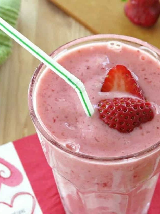 Strawberry Yogurt Bliss in a Glass