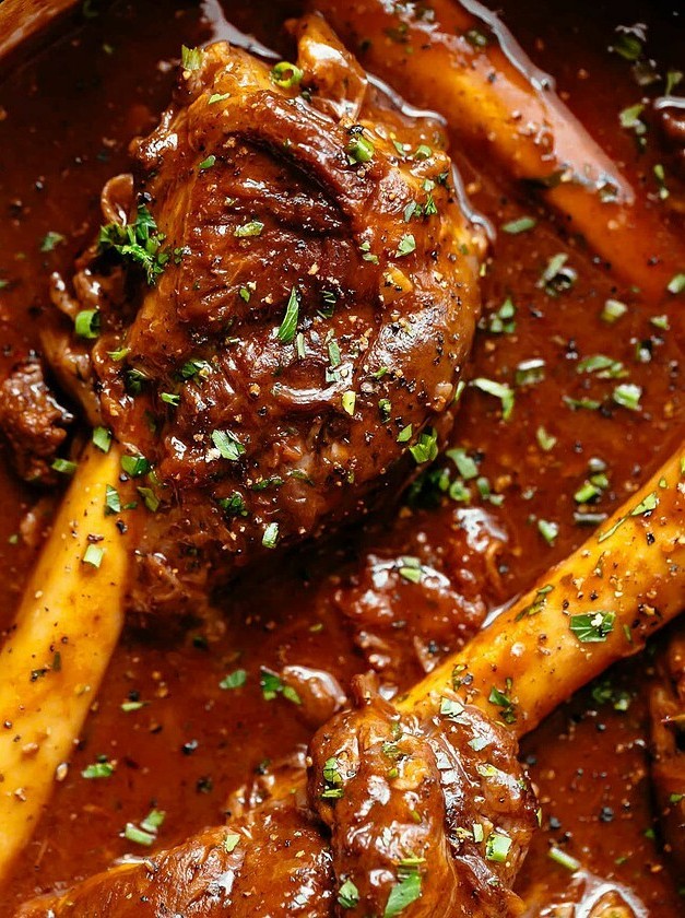Lamb Shanks with Hearty Rich Flavors