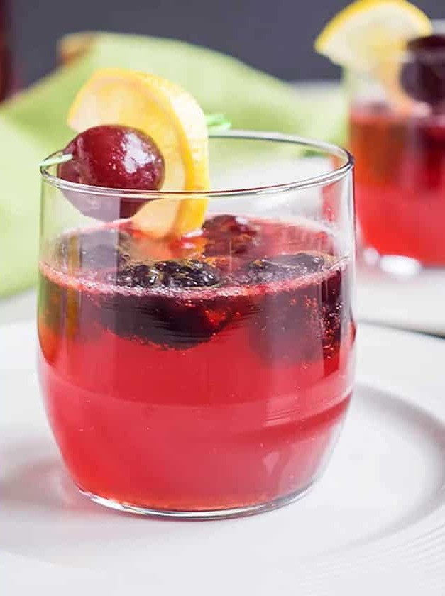 Festive Cherry Sour with Amaretto Twist