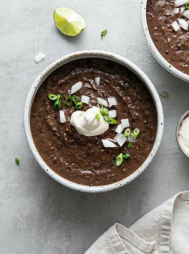 Spicy Black Bean Soup from Cuba