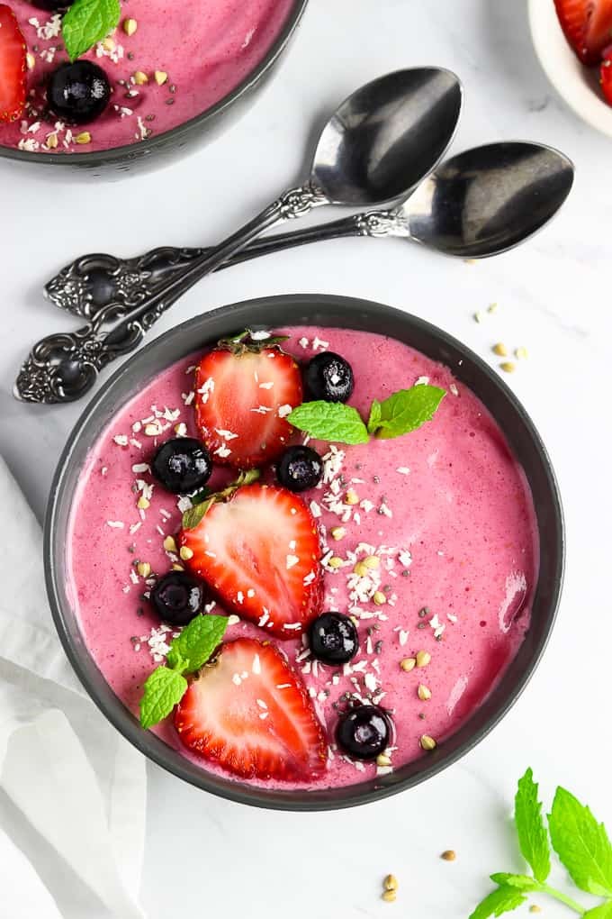 Berry Bliss Morning Smoothie Delight