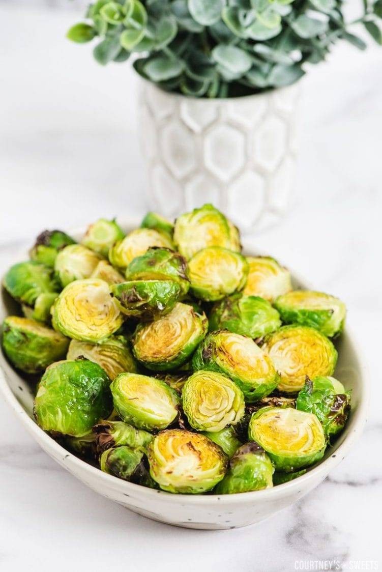 Crispy Air Fried Brussels Sprout Delights