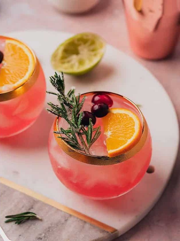 Cranberry Prosecco Margarita: A Low-Sugar Holiday Twist