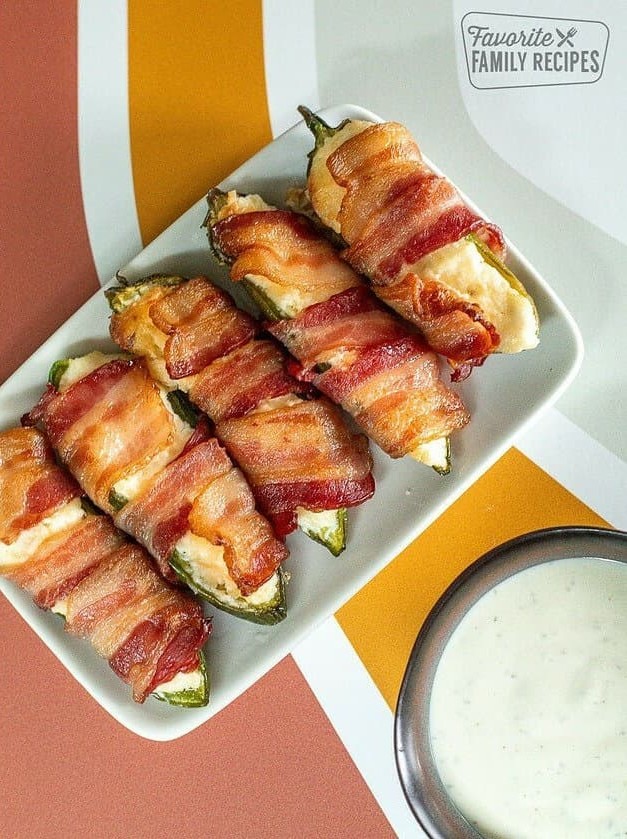 Cheesy Jalapeño Bites with Crispy Bacon