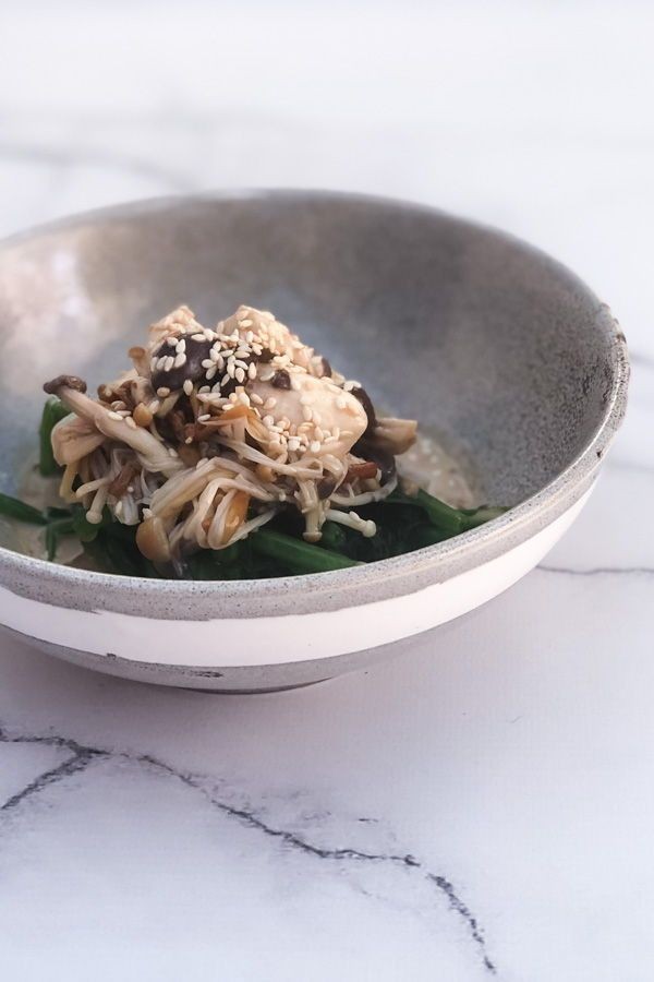 Nutrient-Dense Spinach Salad with Sesame Crunch