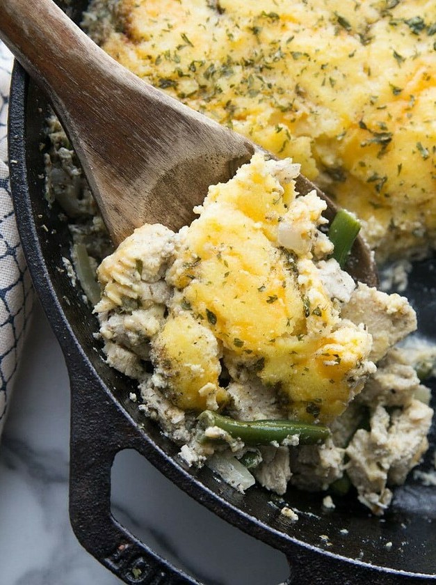 Low-Carb Chicken Pot Pie Delight